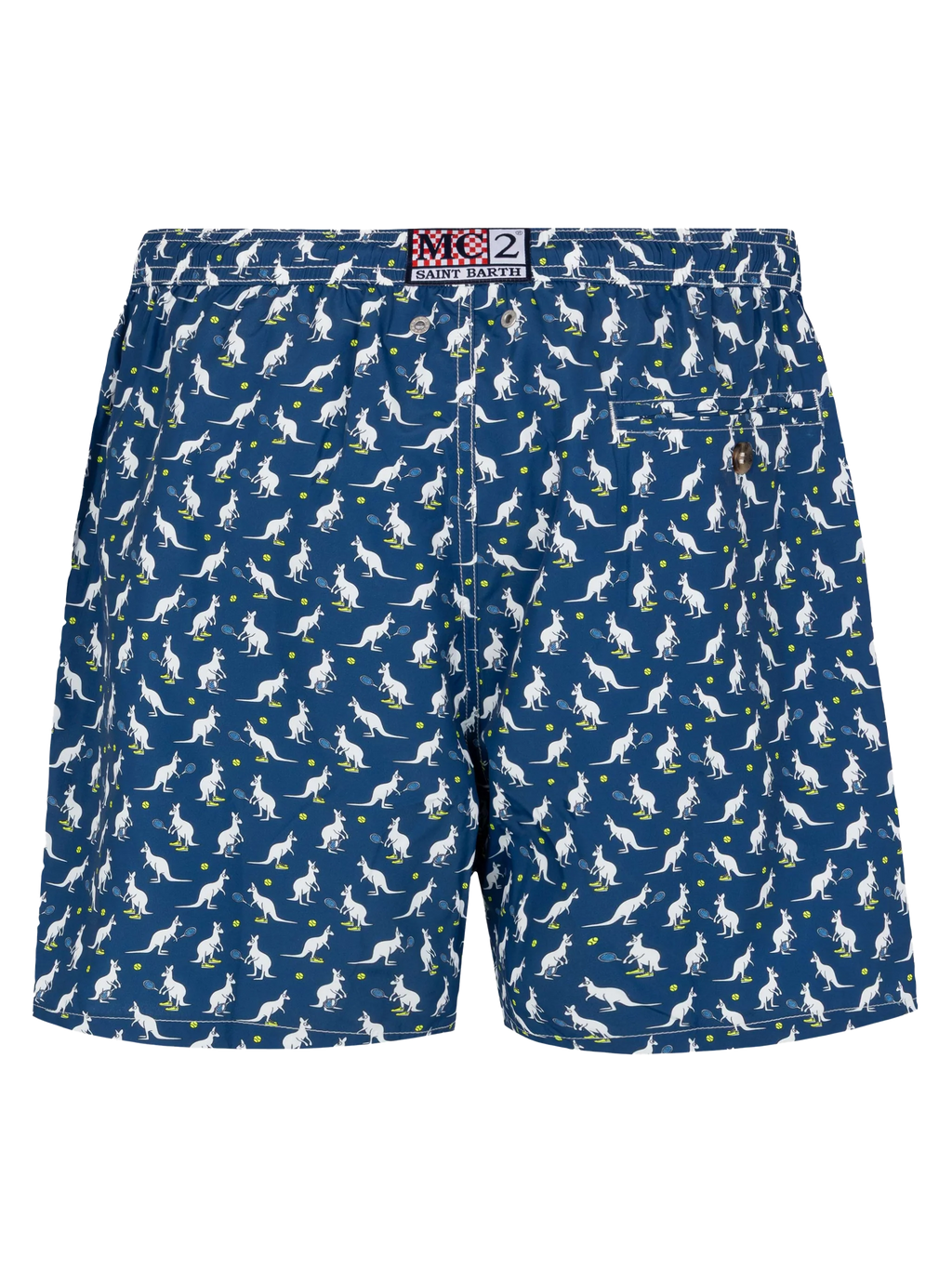 Costume mare Lighting Micro Fantasy blu navy con stampa canguri tennisti | Special Edition