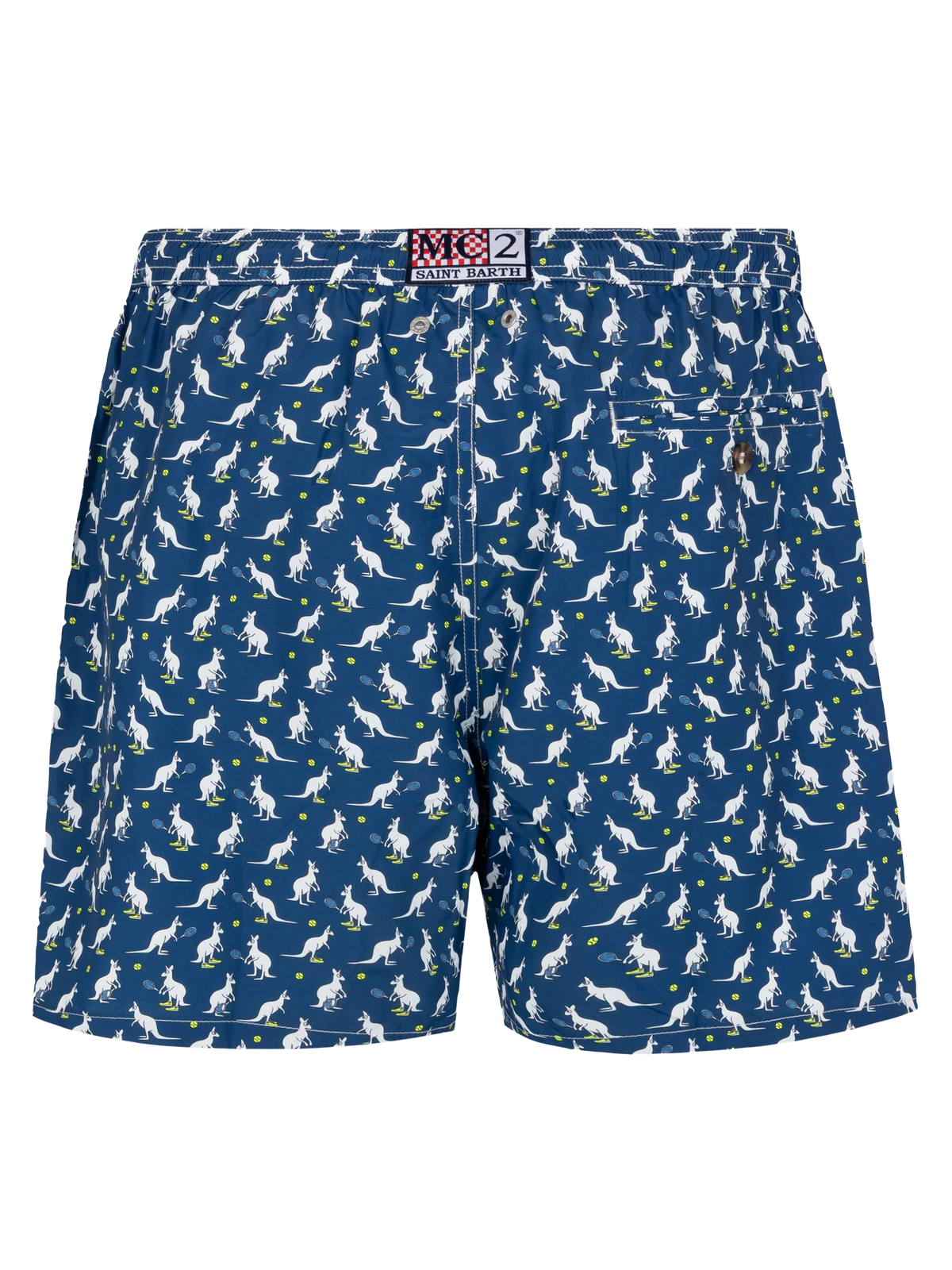 Costume mare Lighting Micro Fantasy blu navy con stampa canguri tennisti | Special Edition