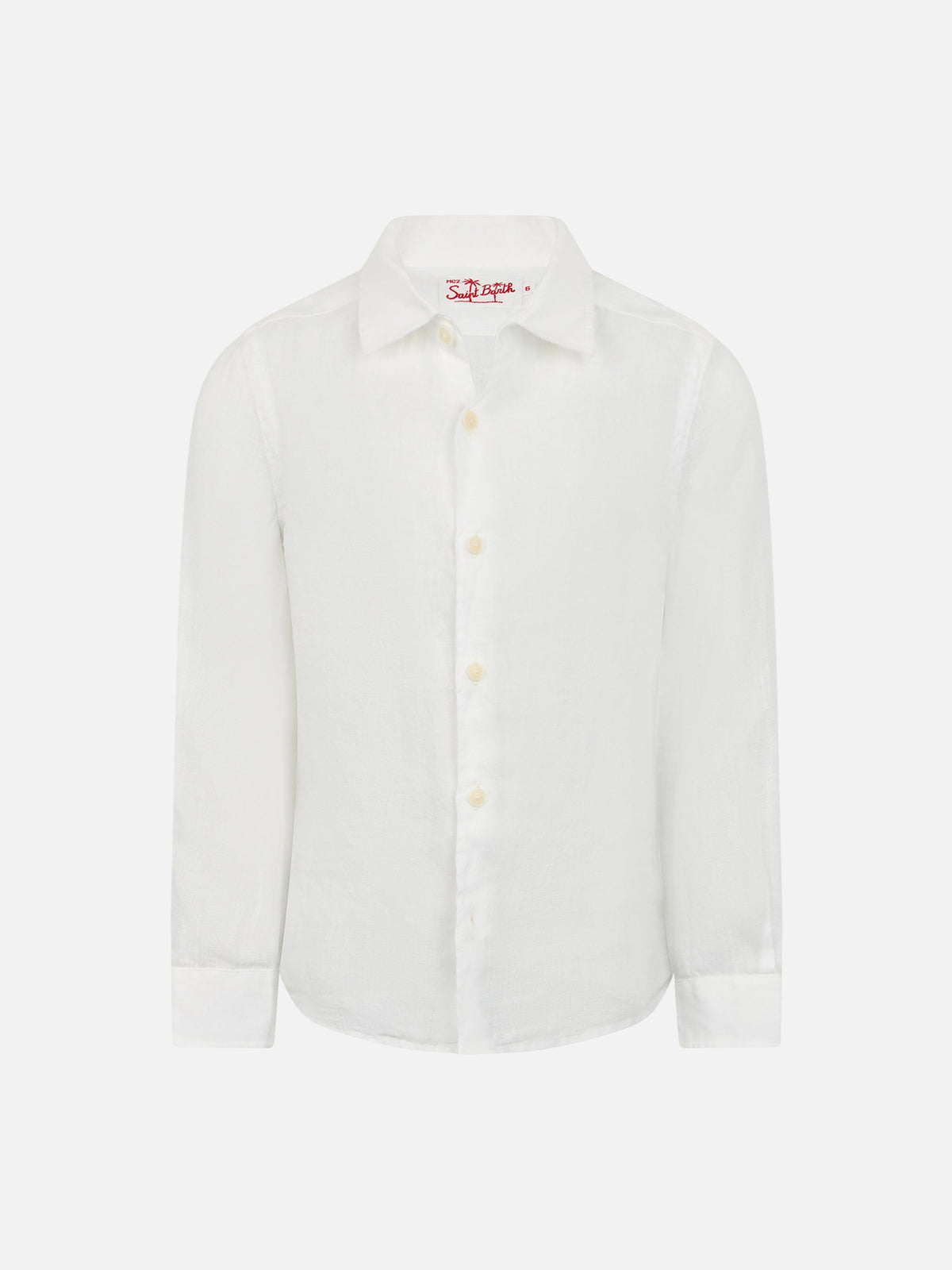 Camicia Agnes bianca in lino product image 1