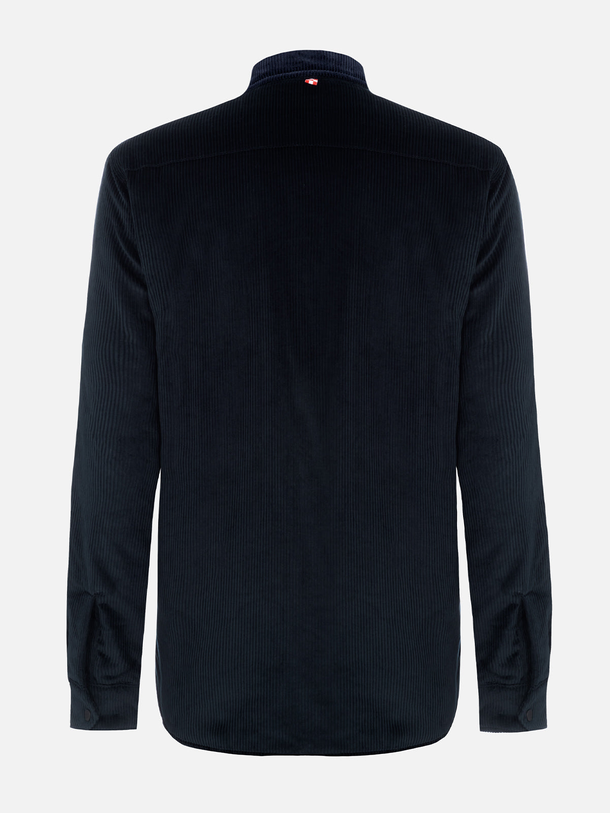 Sovracamicia Chalet blu navy con ricamo logo