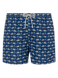 Costume mare Lighting Micro Fantasy blu navy con stampa Fiat Panda | Special Edition
