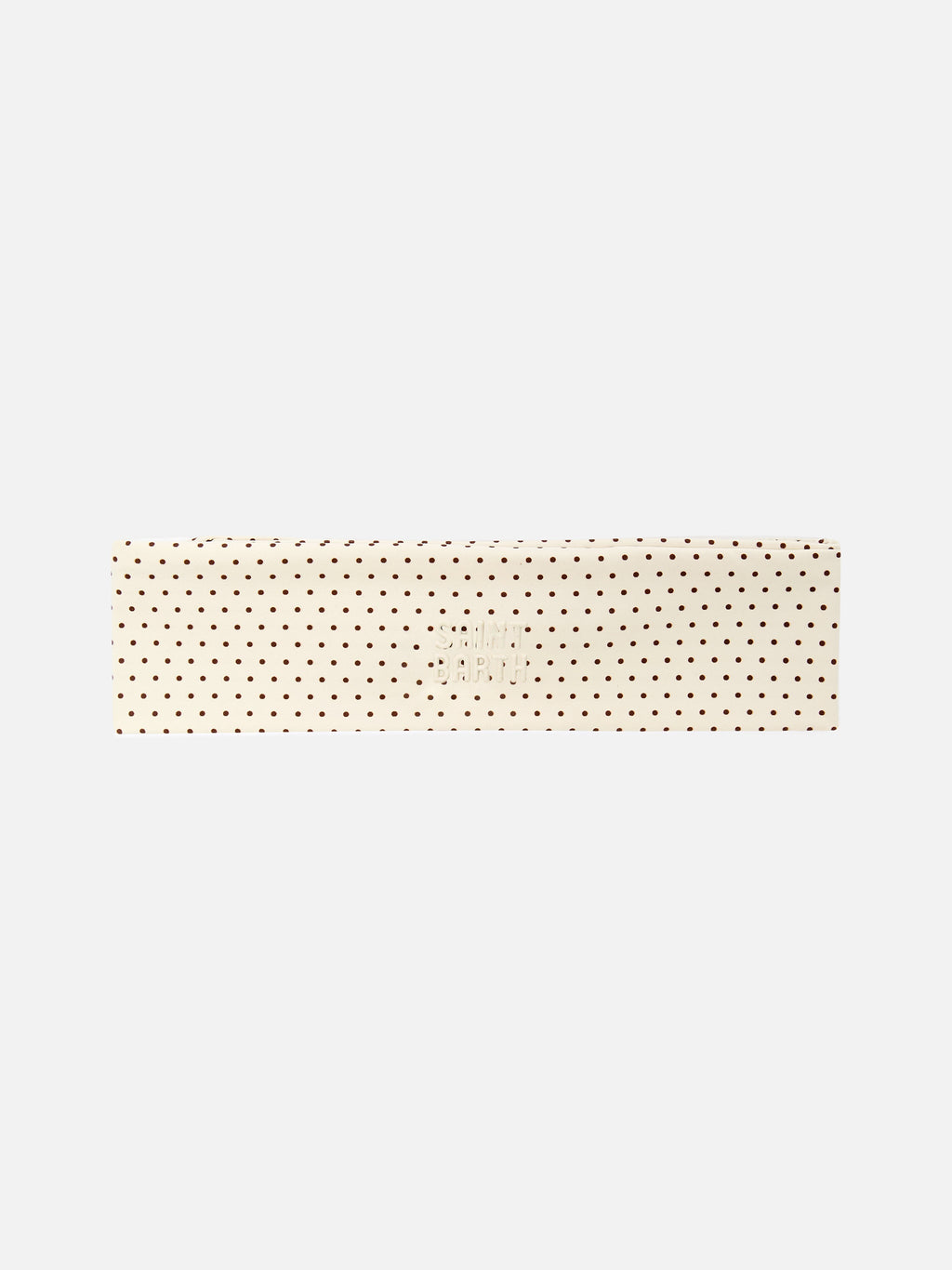 Fascia per capelli Studio con stampa a micro pois