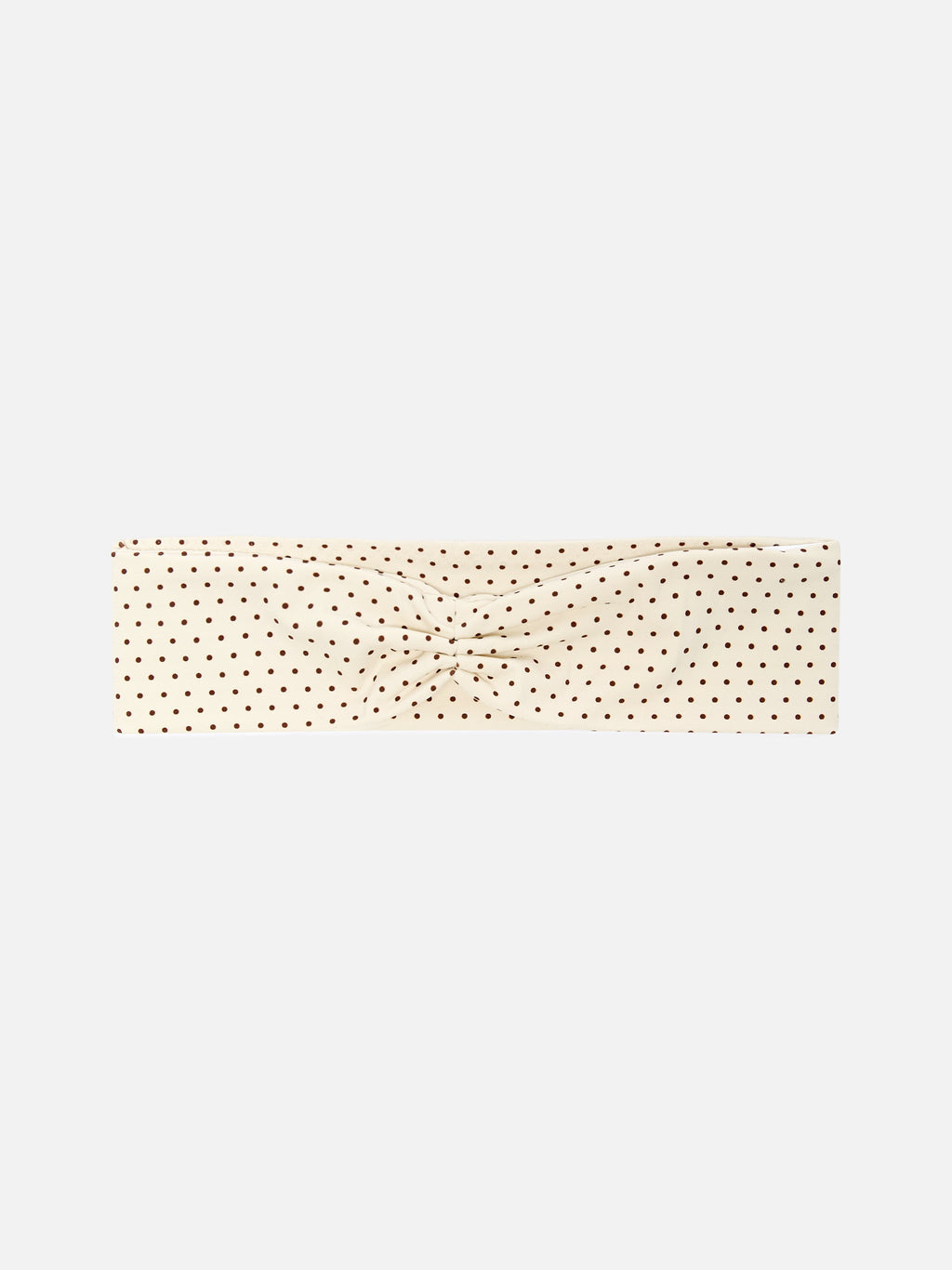 Fascia per capelli Studio con stampa a micro pois
