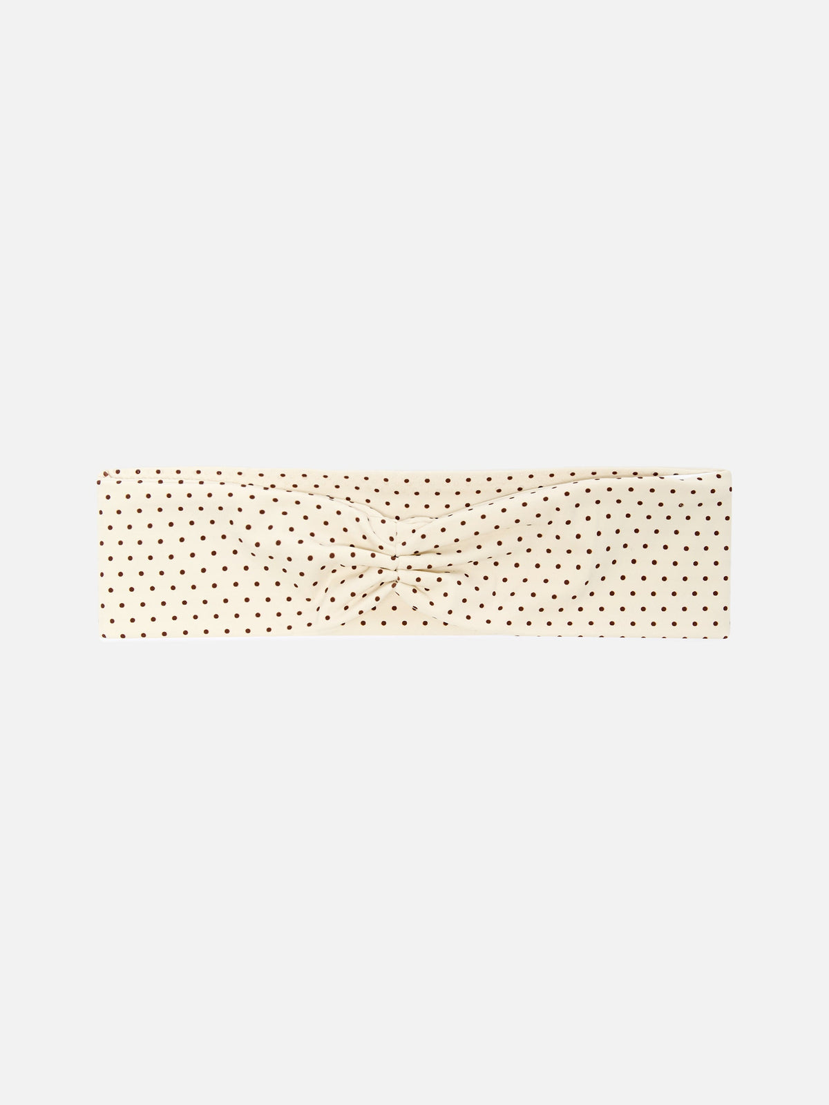 Fascia per capelli Studio con stampa a micro pois