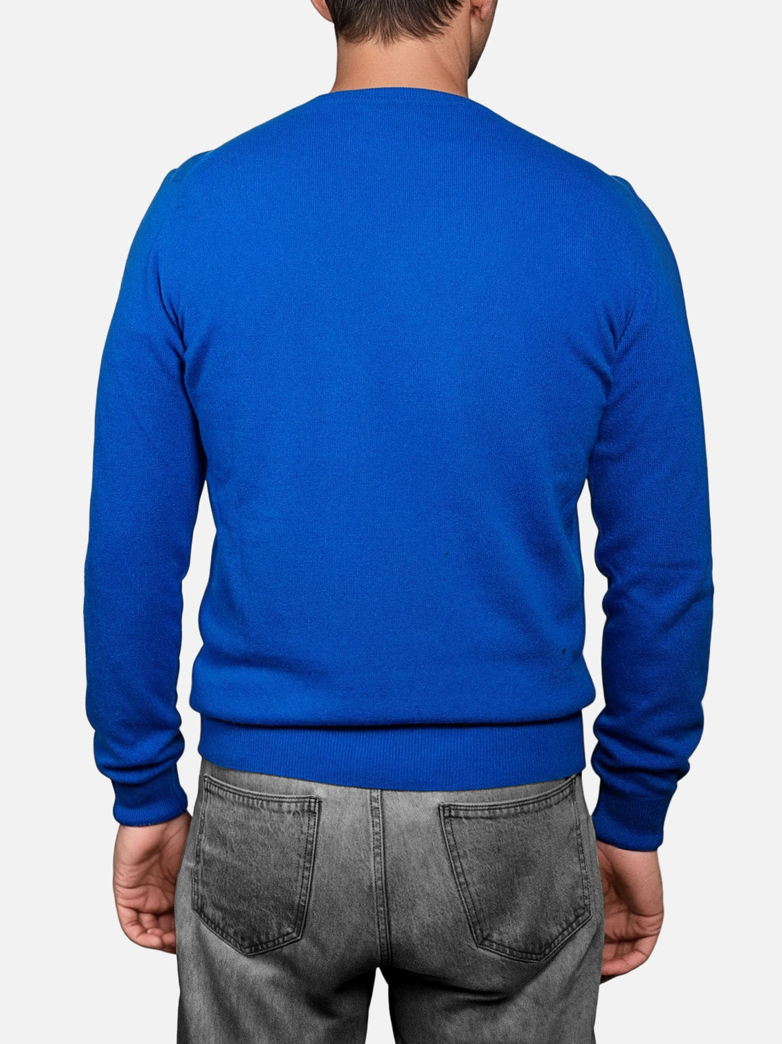 Maglione Heron Light bluette con ricamo Settimana Blanc | Special Edition