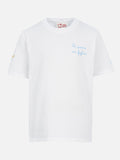 T-shirt bianca con ricamo Di Padre in Figlio | Special product image 1