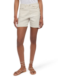 Shorts Ann beige a righe in denim product image 1