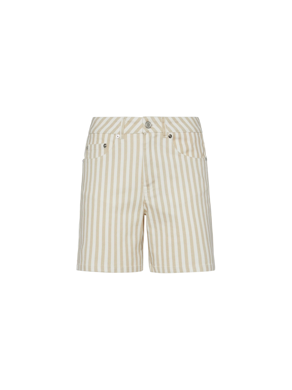Shorts Ann beige a righe in denim product image 4