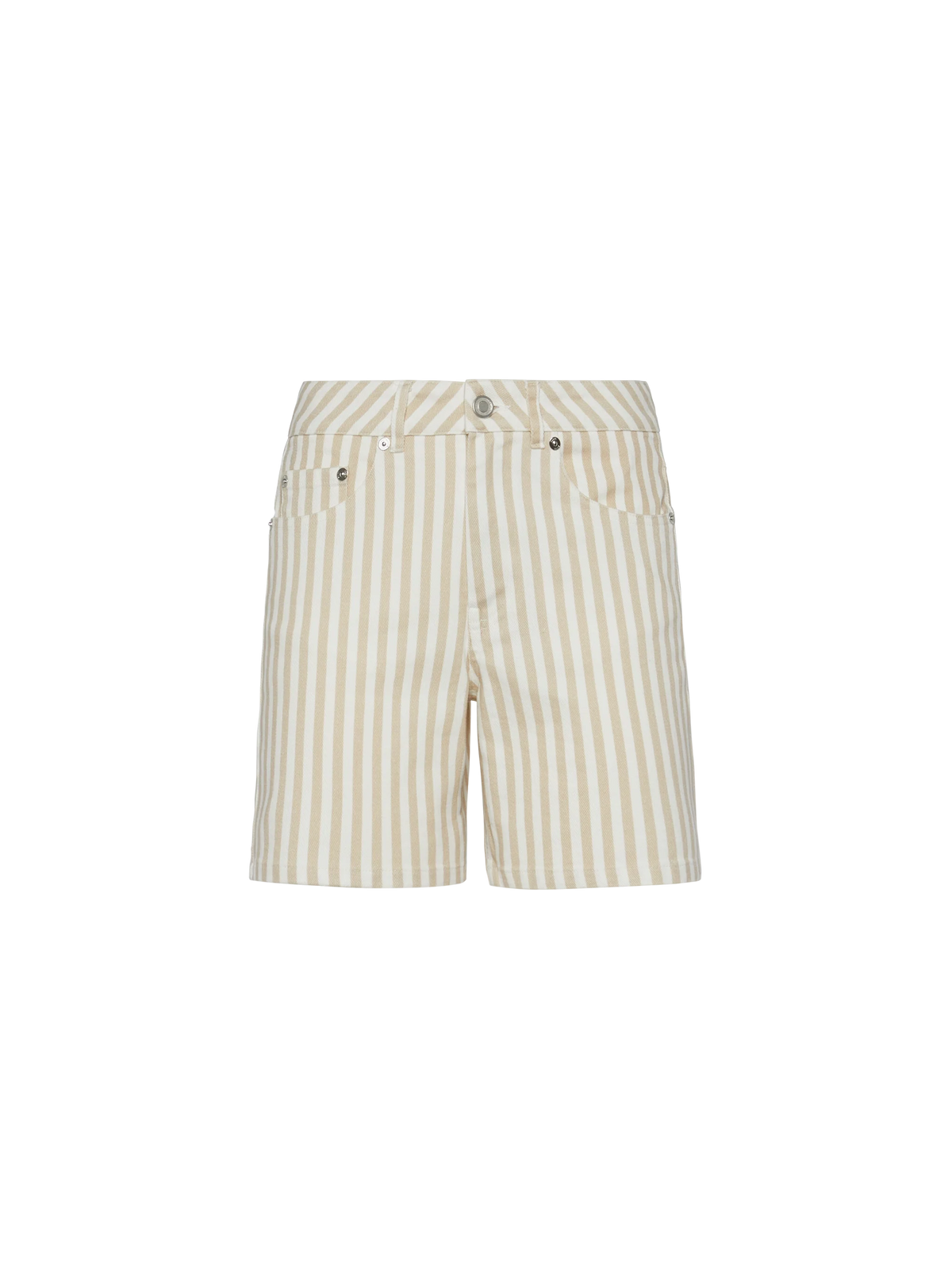Shorts Ann beige a righe in denim product image 4