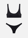 Bikini bralette Minerva Afrodite nero termosaldato