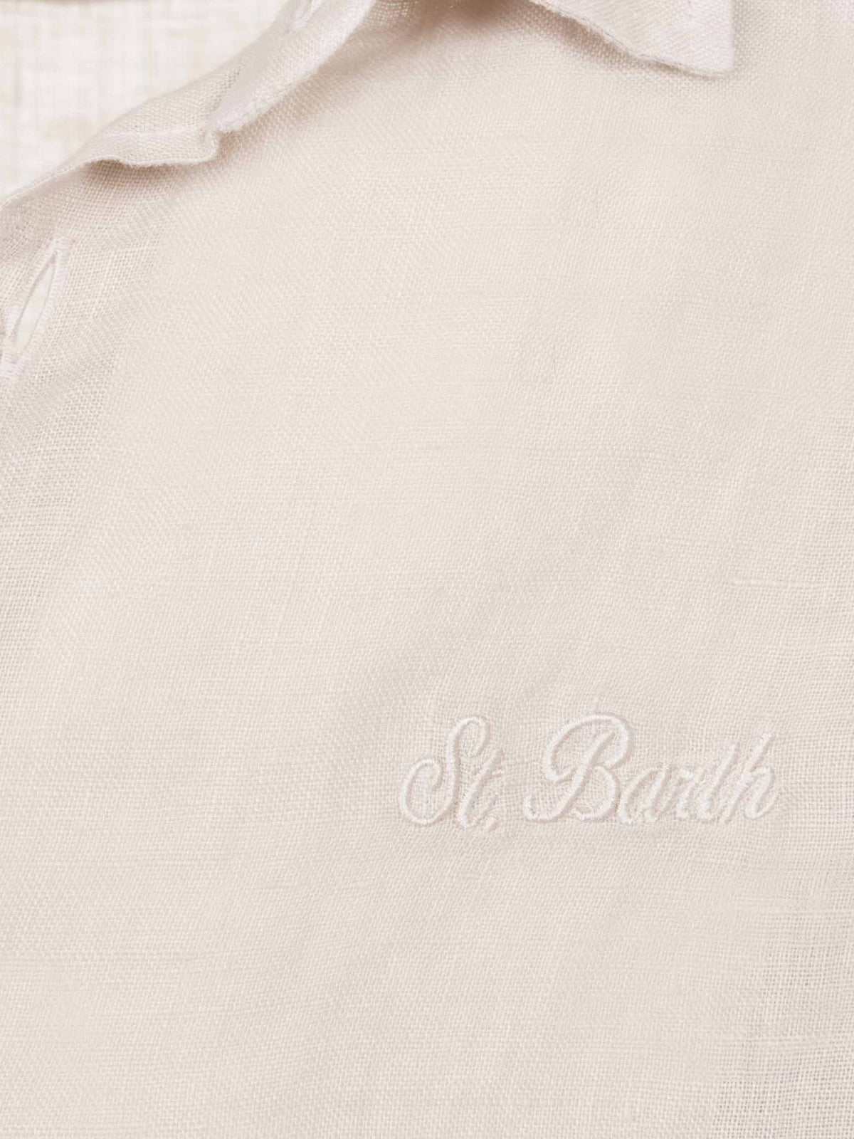 Camicia Agnes bianco panna in lino product image 3