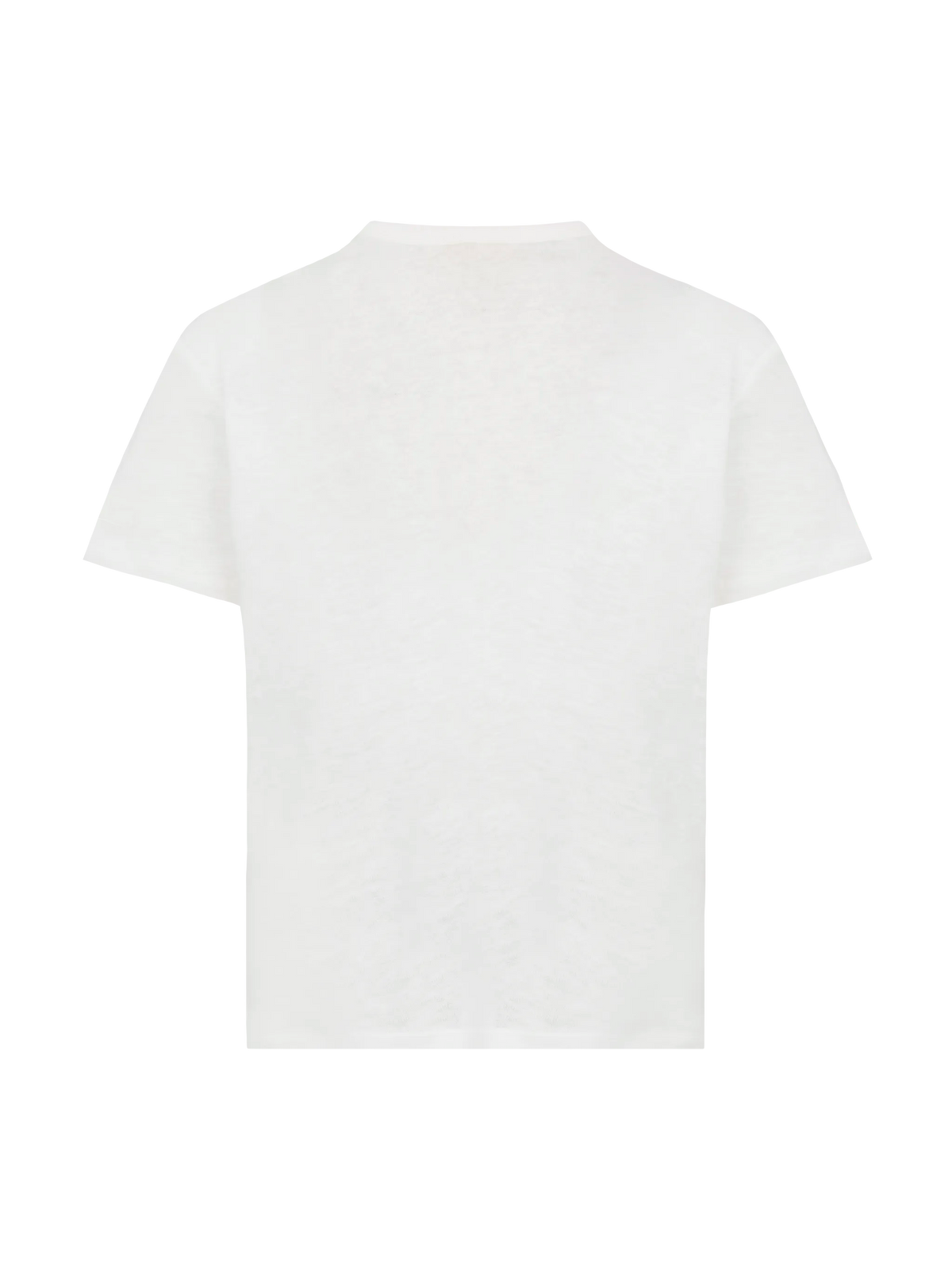 T-shirt Alex bianca in lino product image 2
