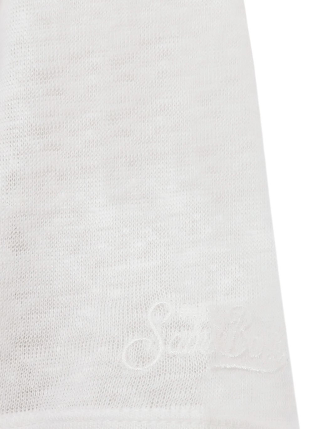 T-shirt Alex bianca in lino product image 3