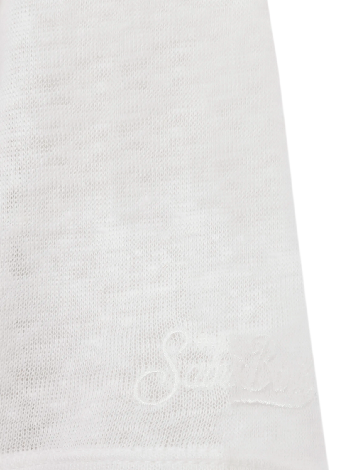 T-shirt Alex bianca in lino product image 3