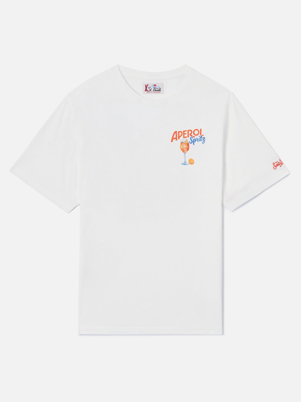 T-shirt Arnott off white in cotone con stampa Aperol Spritz product image 5