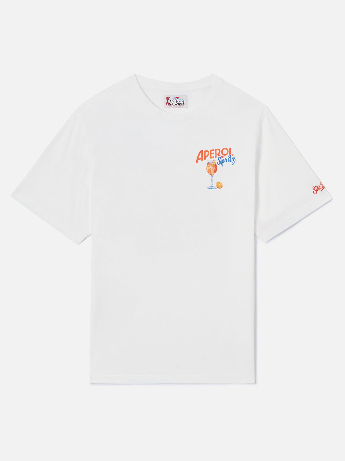 T-shirt Arnott off white in cotone con stampa Aperol Spritz product image 5
