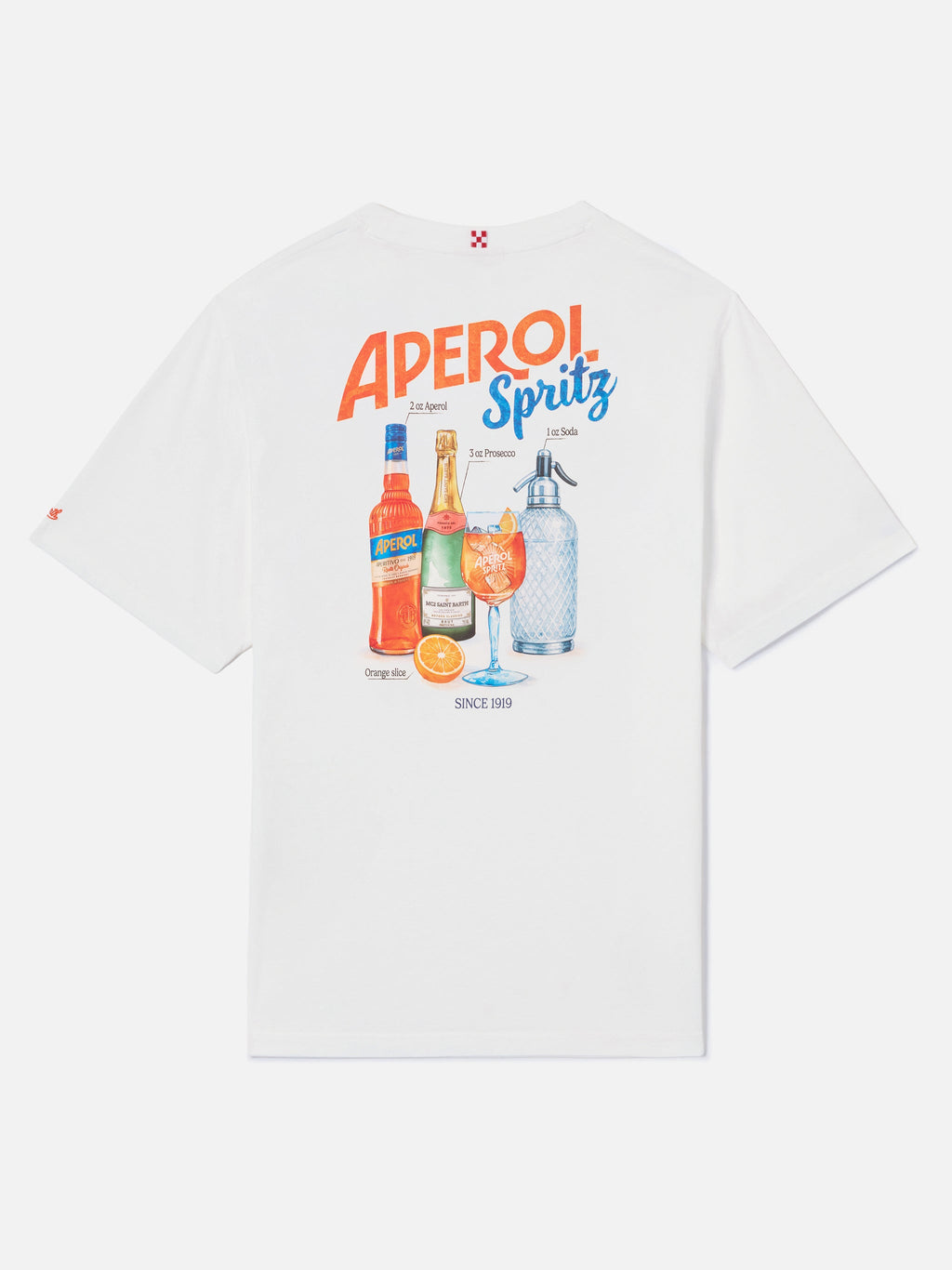 T-shirt Arnott off white in cotone con stampa Aperol Spritz product image 1