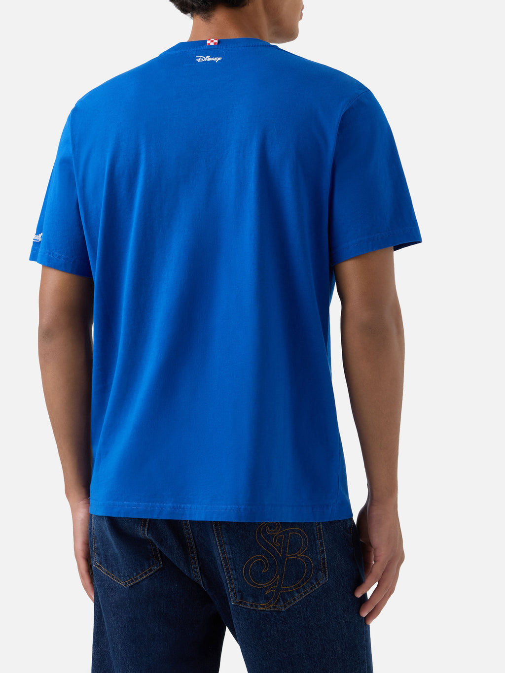 T-shirt Arnott blu in cotone con ricamo E Chi Paga product image 4