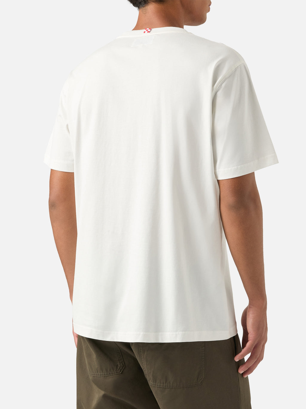 T-shirt Arnott off white in cotone con ricamo I'm A Man Of product image 3