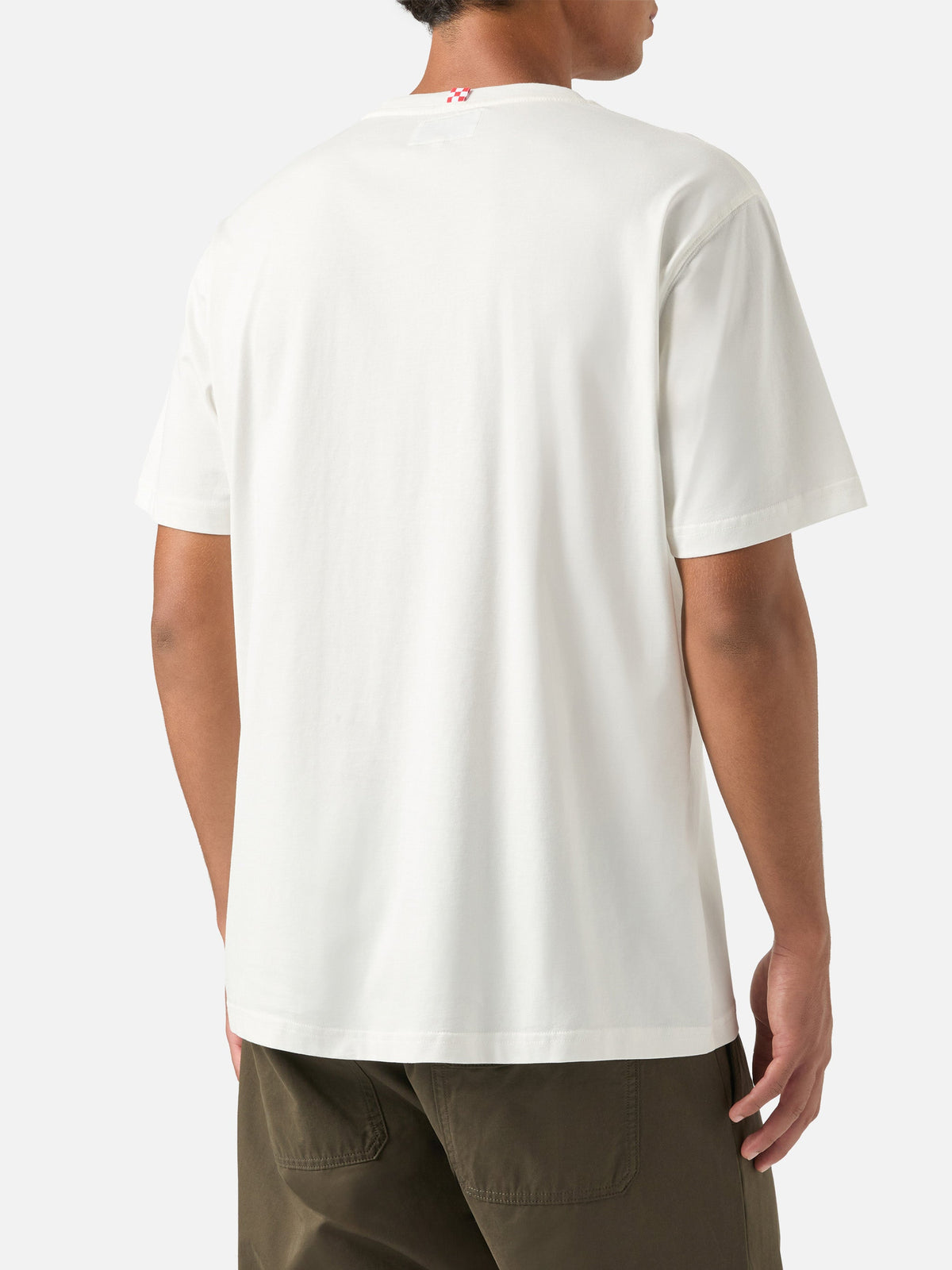 T-shirt Arnott off white in cotone con ricamo I'm A Man Of product image 3