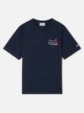 T-shirt Arnott blu navy in cotone con ricamo Ci Facciamo product image 1
