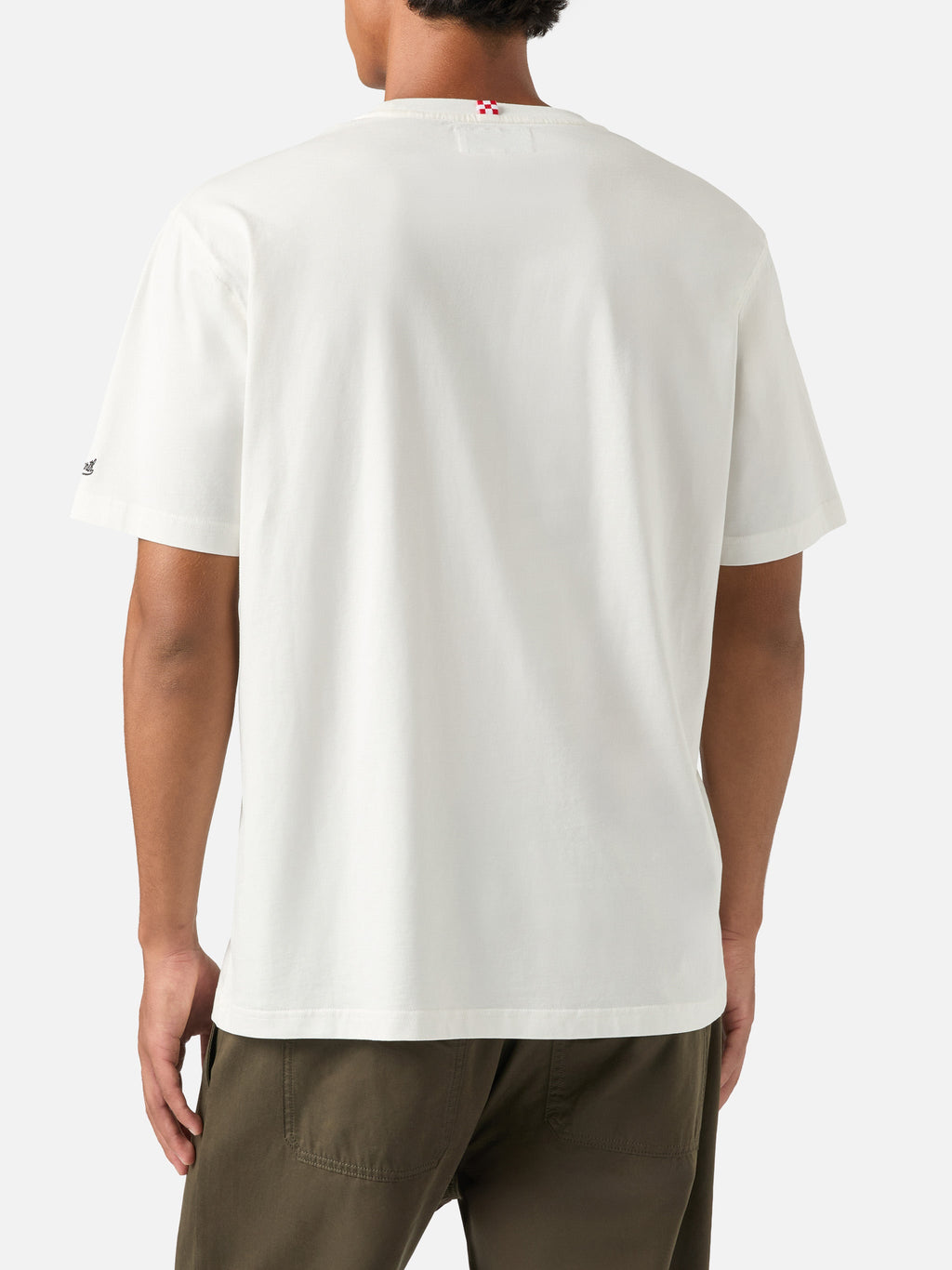 T-shirt Arnott off white in cotone con ricamo It's Gin product image 3