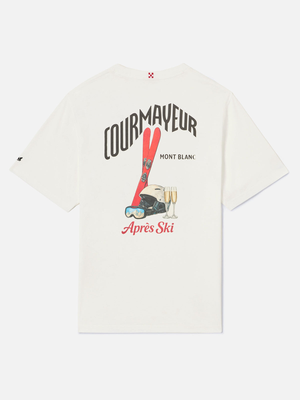 T-shirt Arnott Warm bianca in cotone organico con stampa product image 1