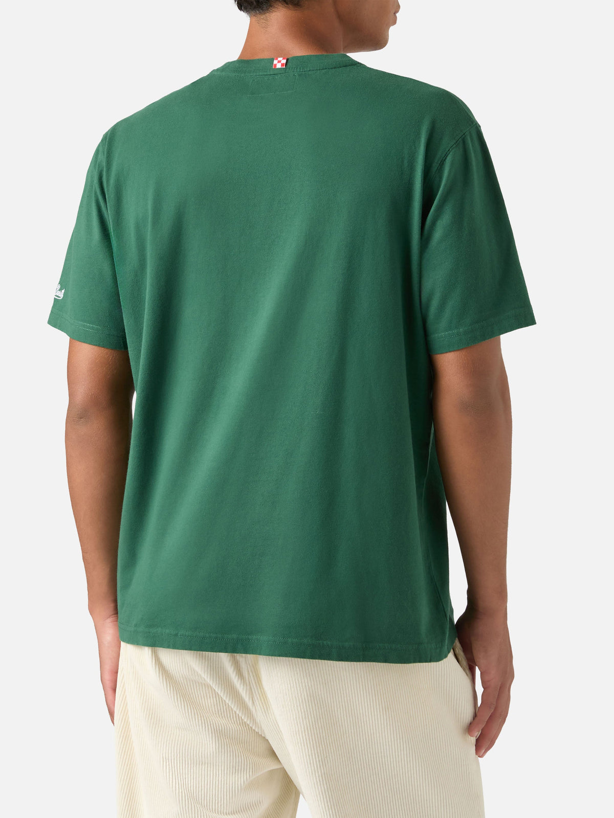 T-shirt Arnott Warm verde in cotone con ricamo Christmas product image 3