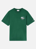 T-shirt Arnott Warm verde in cotone con ricamo St. Moritz product image 1