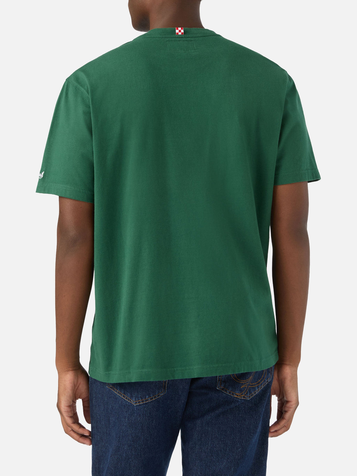 T-shirt Arnott Warm verde in cotone con ricamo St. Moritz product image 4