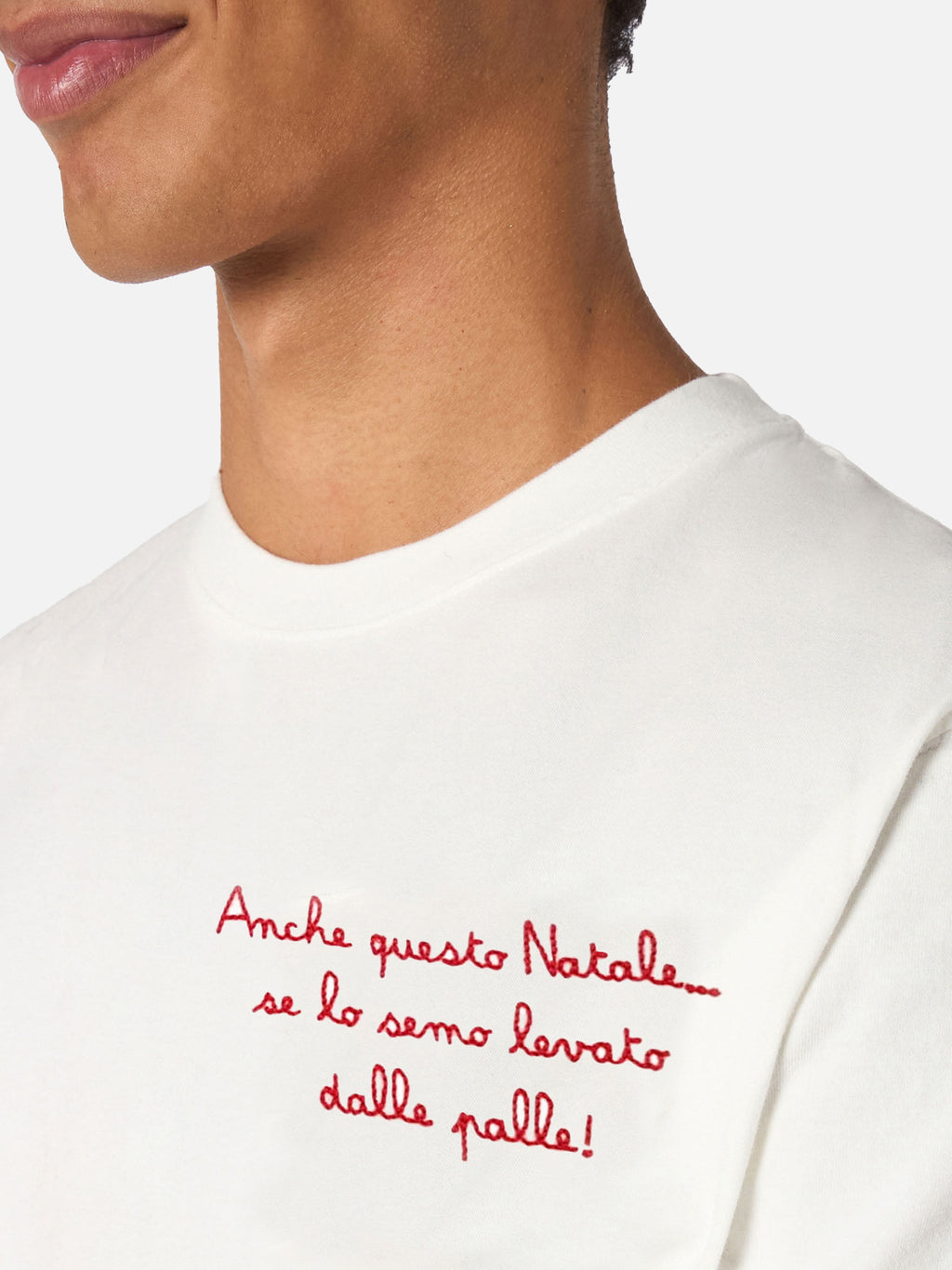 T-shirt Arnott bianco panna con ricamo sul davanti product image 2