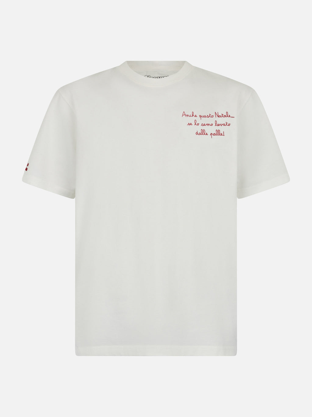 T-shirt Arnott bianco panna con ricamo sul davanti product image 1