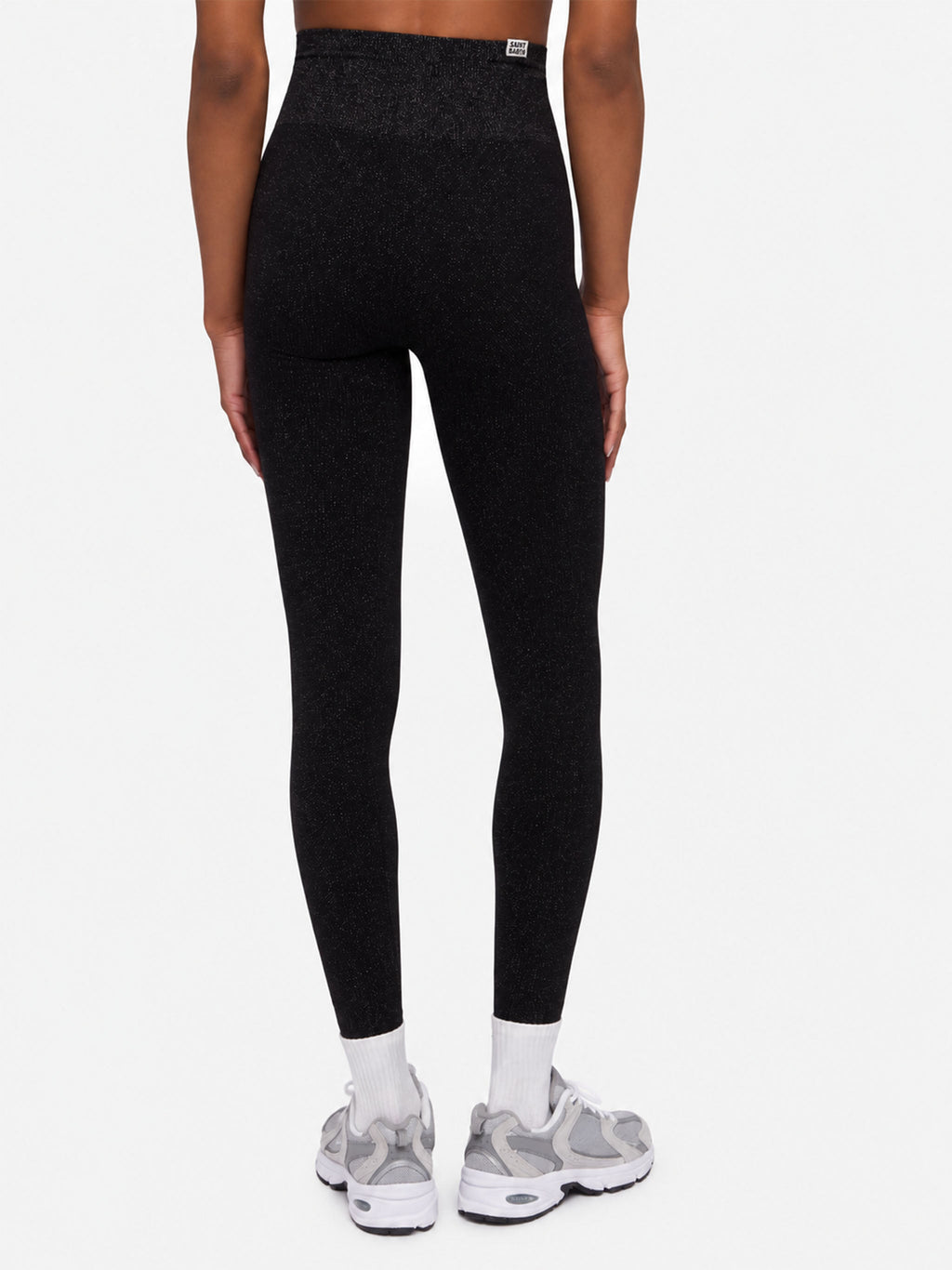 Leggings Avice neri in lurex