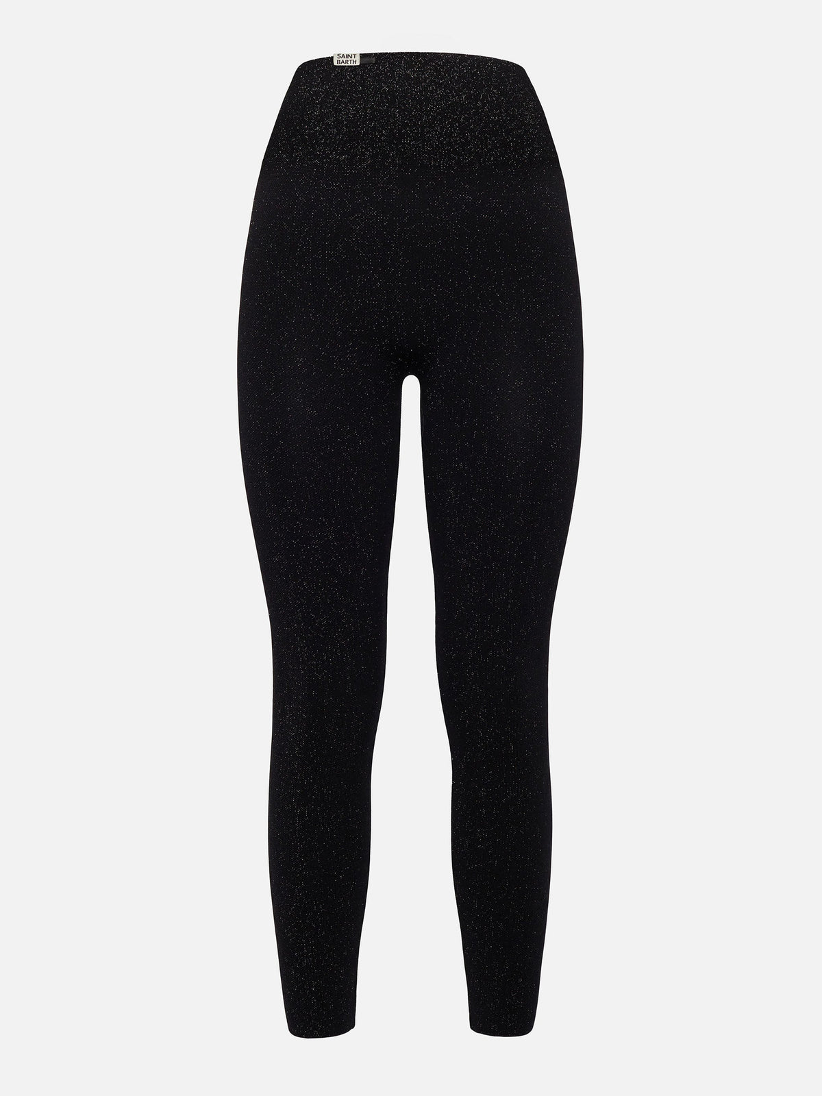 Leggings Avice neri in lurex