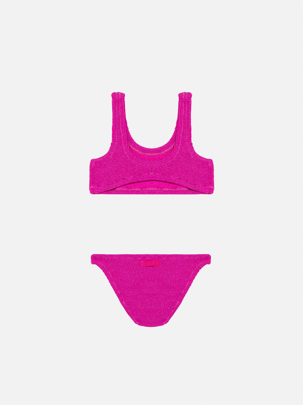 Bikini bralette Baker in lurex crinkle