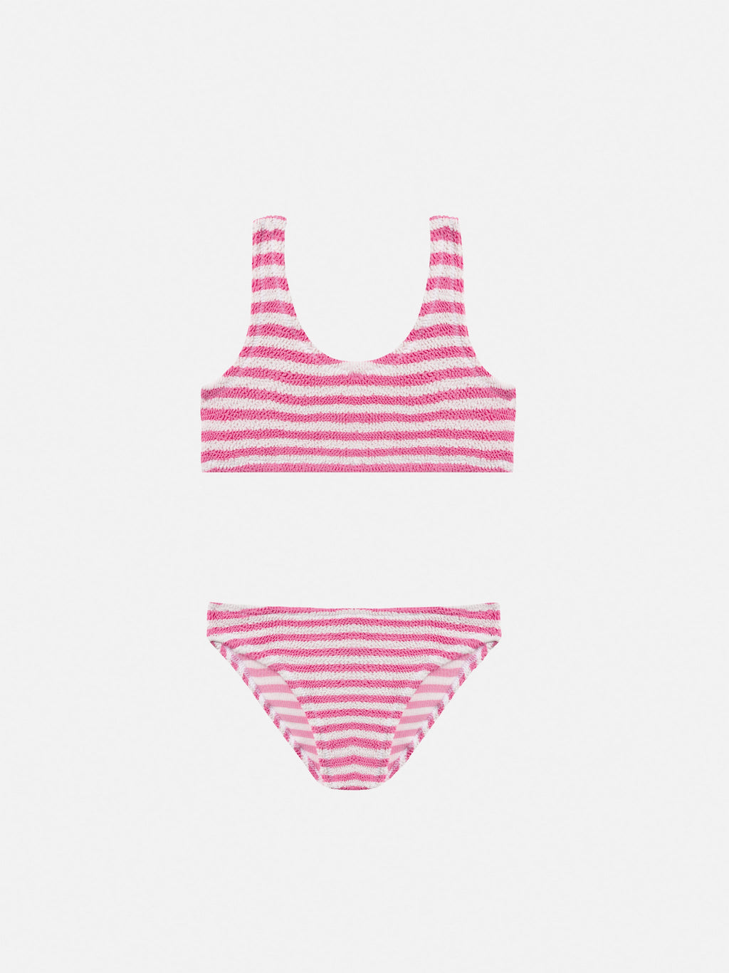 Bikini Baker rosa a righe