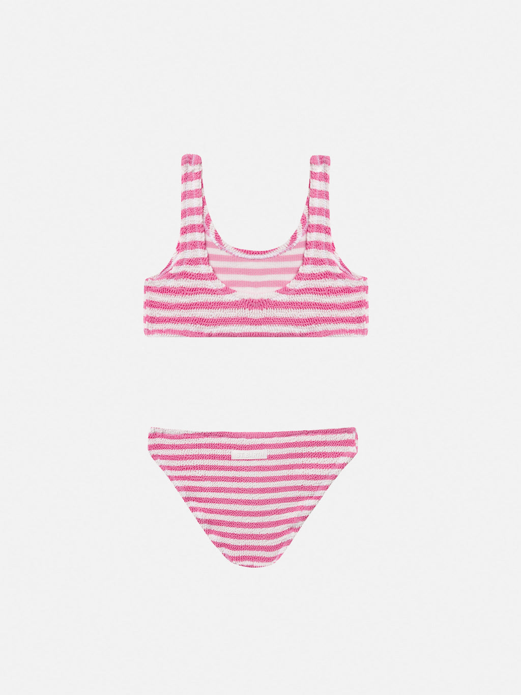 Bikini Baker rosa a righe