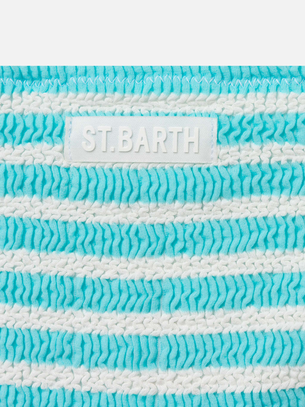 Bikini Baker verde acqua a righe