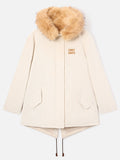 Parka Brenna ghiaccio in velluto a coste con cappuccio in product image 1