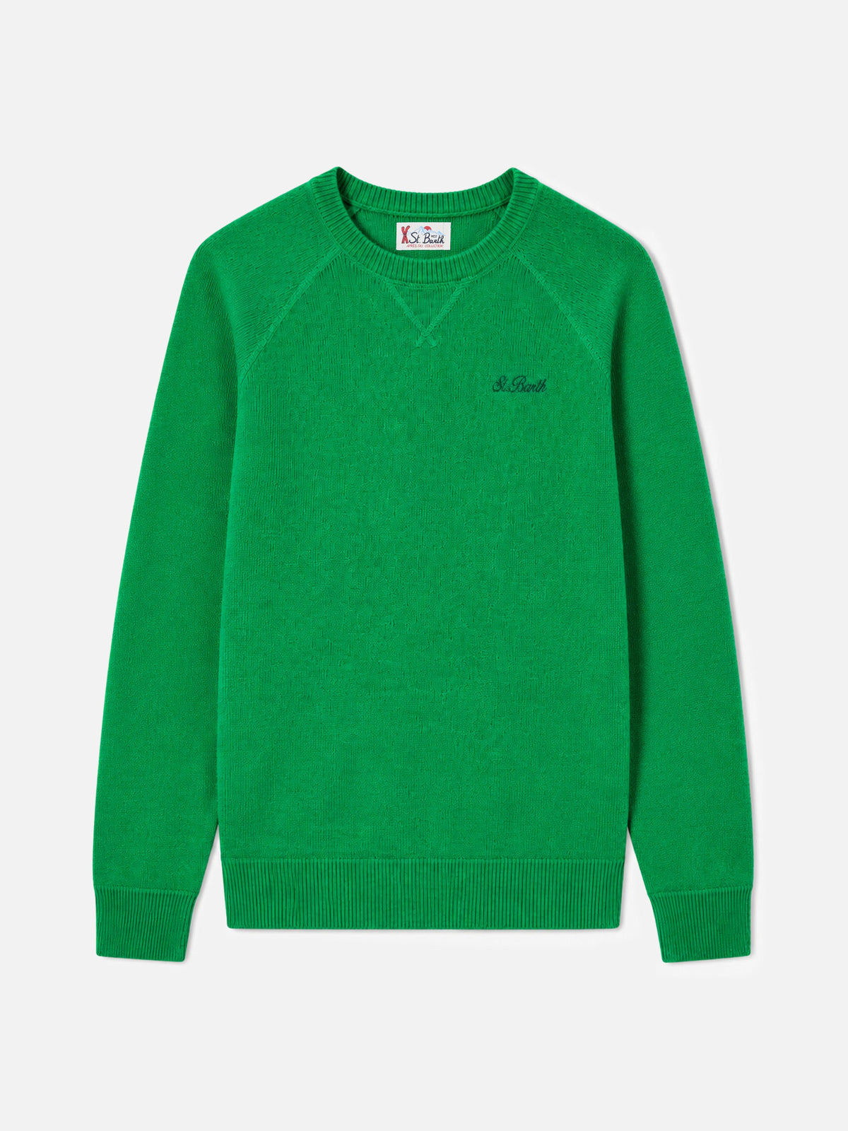 Maglione girocollo Bricklane verde