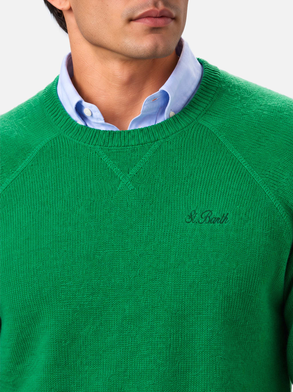 Maglione girocollo Bricklane verde