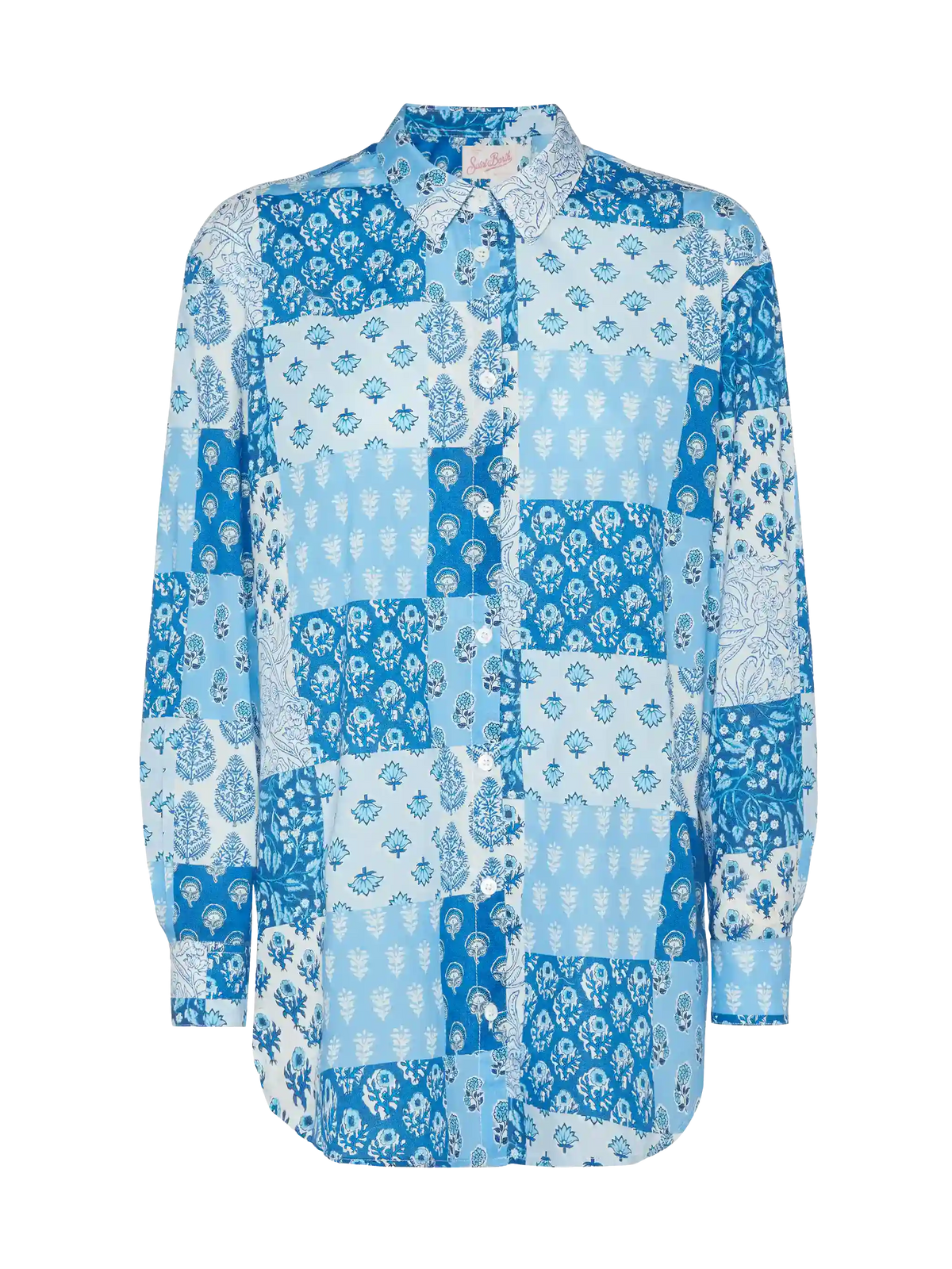 Camicia Brigitte in cotone con stampa patchwork di fiori product image 4