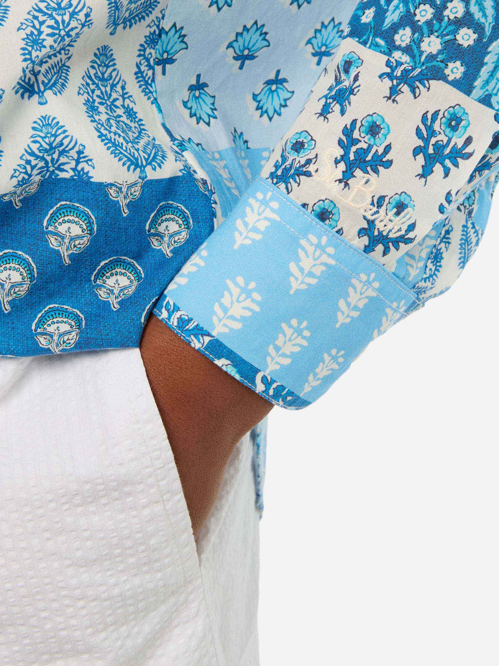 Camicia Brigitte in cotone con stampa patchwork di fiori product image 2