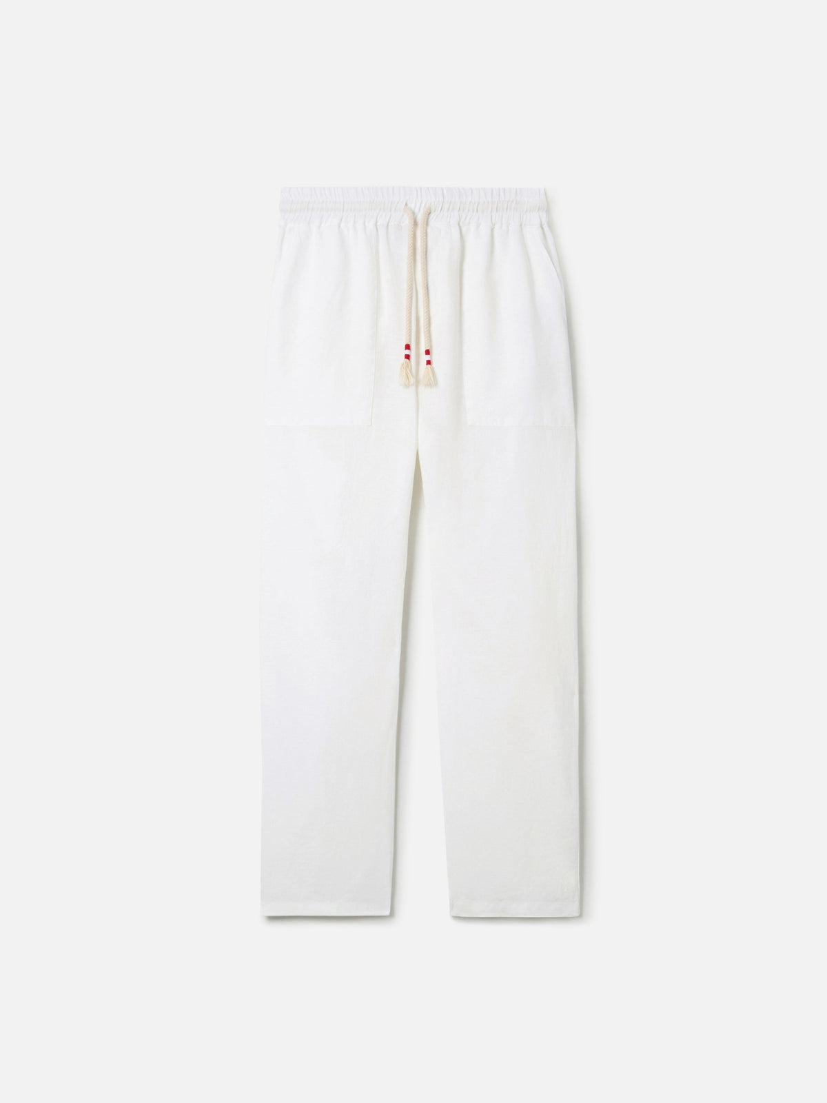 Pantaloni Calais bianchi in lino