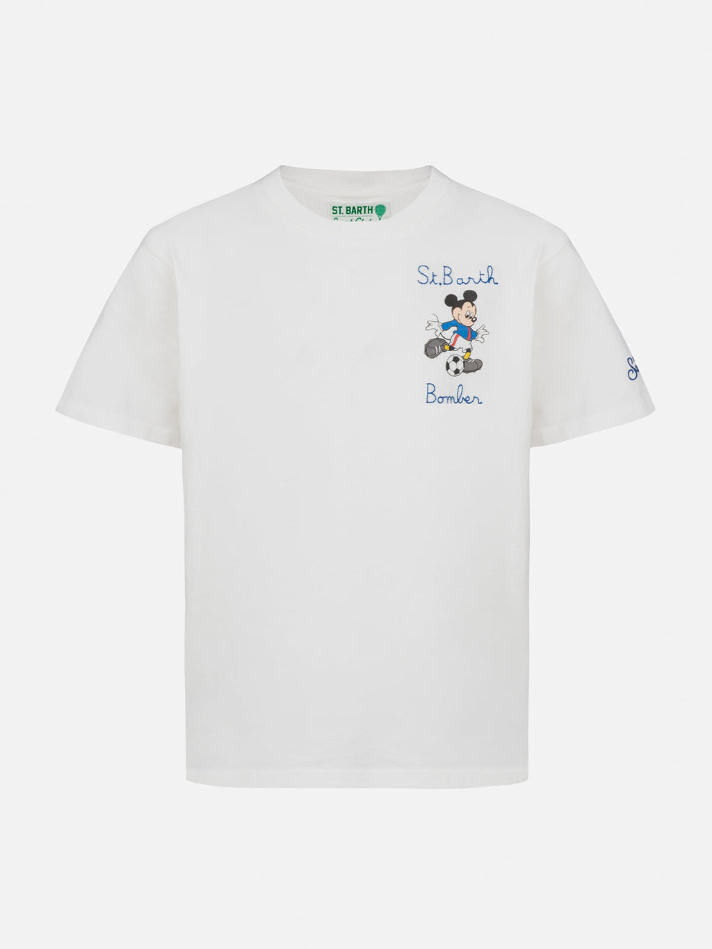 T-shirt Cameron bianco panna con stampa Topolino St. Barth product image 1