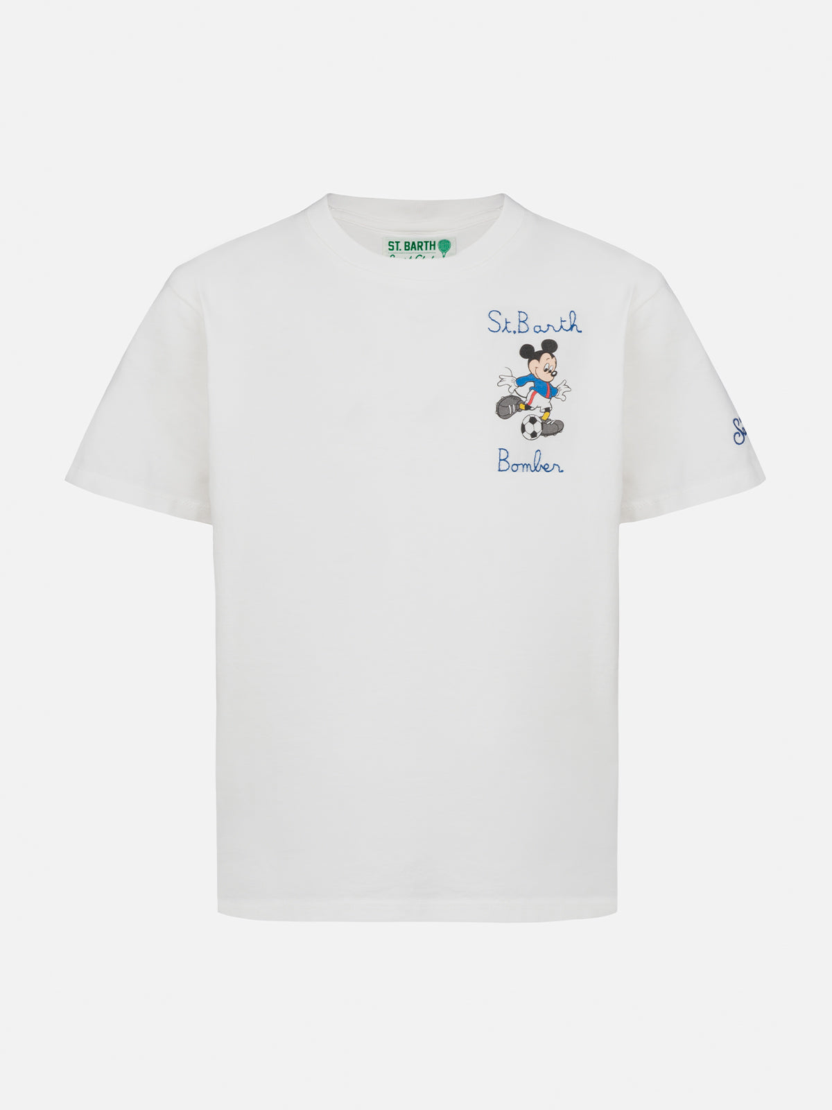 T-shirt Cameron bianco panna con stampa Topolino St. Barth product image 1