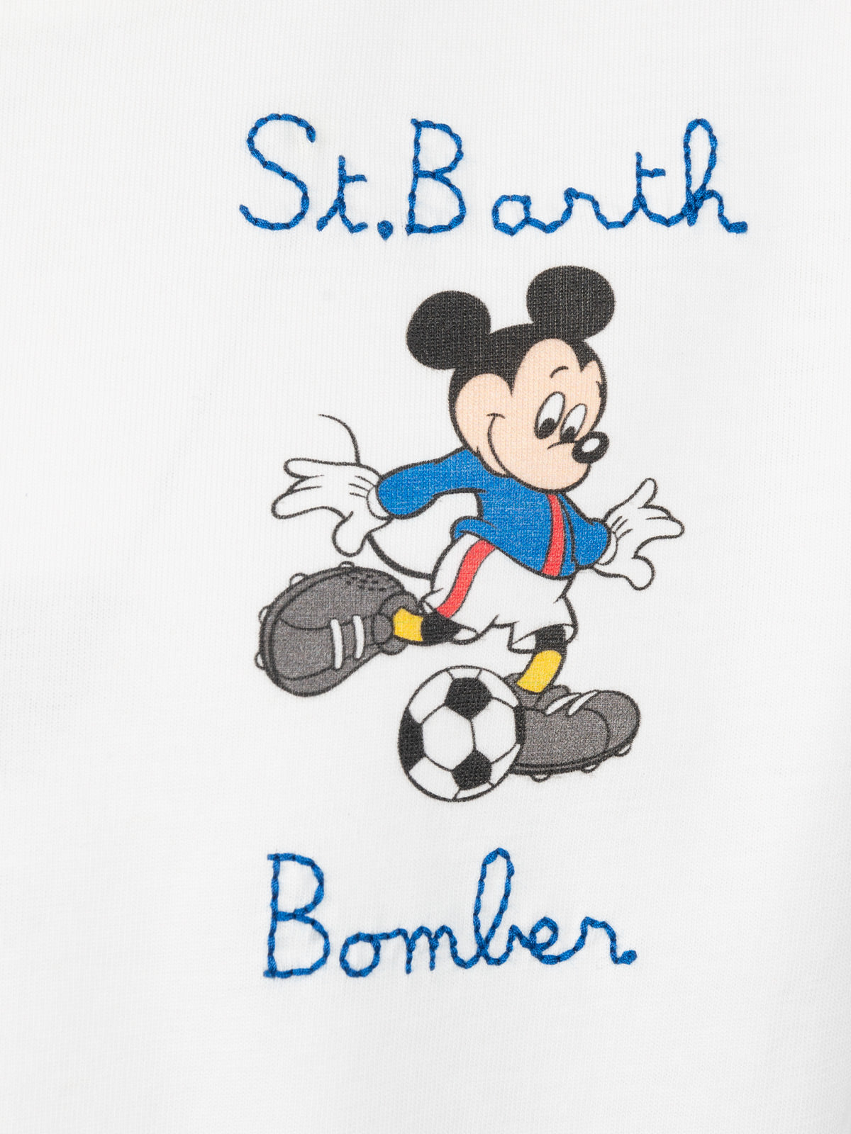 T-shirt Cameron bianco panna con stampa Topolino St. Barth product image 2