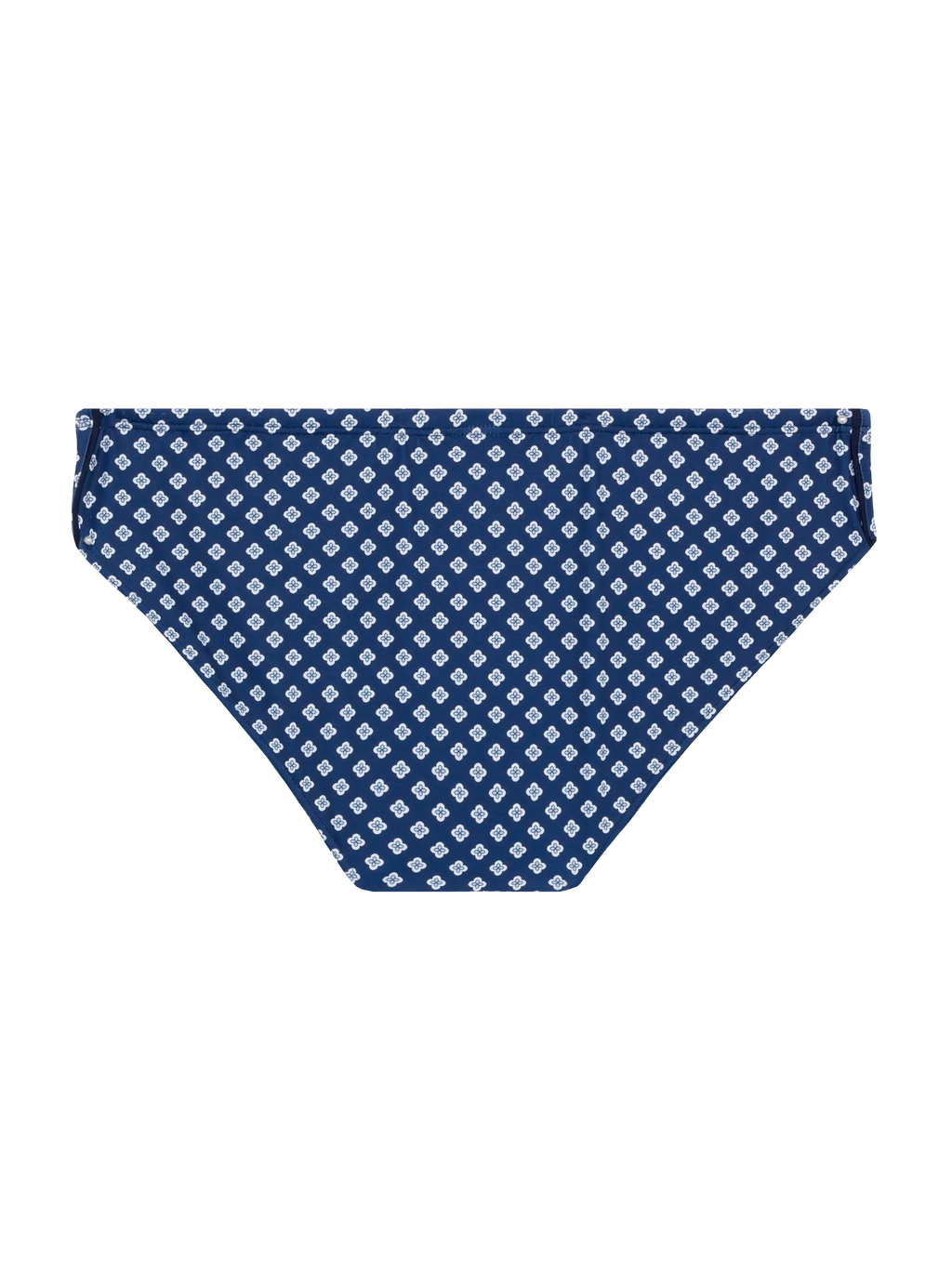 Slip mare Cayo blu navy con stampa cravatte