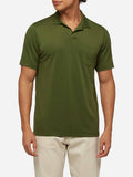 Polo Camber verde militare senza bottoni product image 1