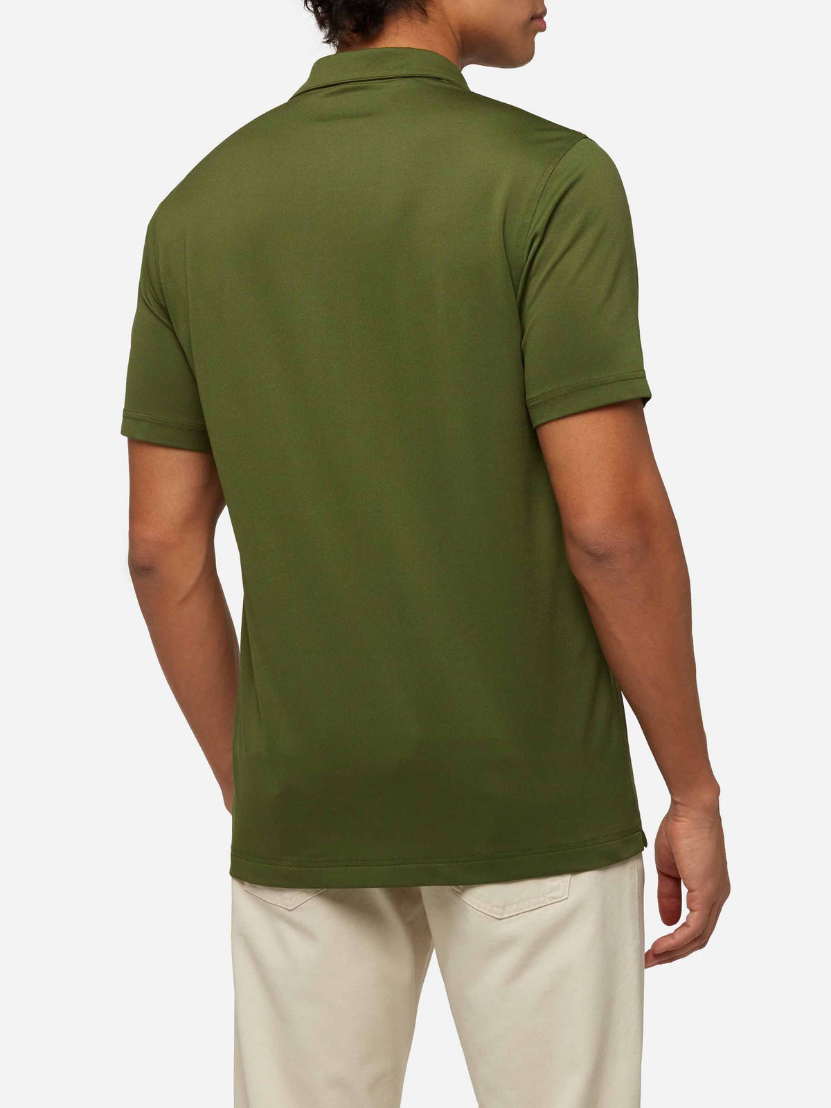 Polo Camber verde militare senza bottoni product image 3